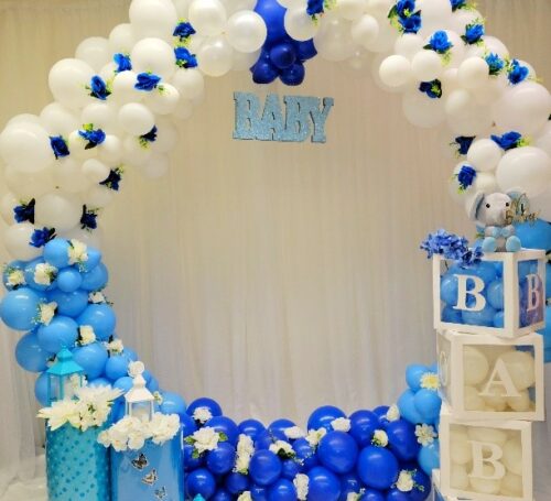 2ft Gold Metal Round Balloon Arch